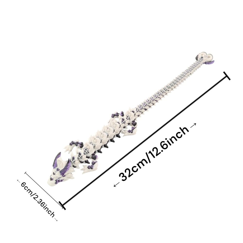 Китайский Дракон 3D-печать Дракон Имитация Глаза 3D Шарнирный Дракон Игрушки Детский Подарок