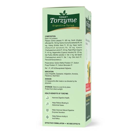 Сироп пищеварительных ферментов Torque Torzyme Naural Protein - 200 мл (Упаковка из 6 шт.)