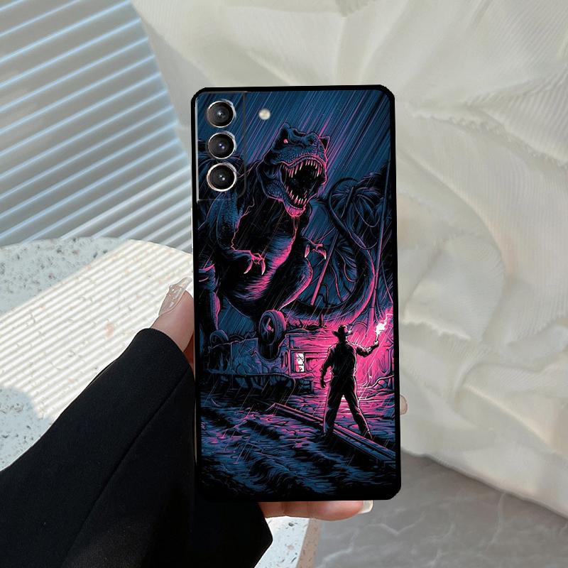 Jurassic Dinosaur World Case For Samsung Galaxy S23 S22 S21 Ultra S20 FE S8 S9 S10 Note 10 Plus Note20 Ultra Cover