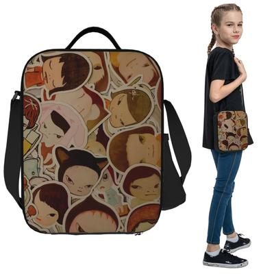 Yoshitomo Nara Insulated Lunch Bag for Kids School Cooler Thermal Food Box Tote Portable Lunch Boxes Container