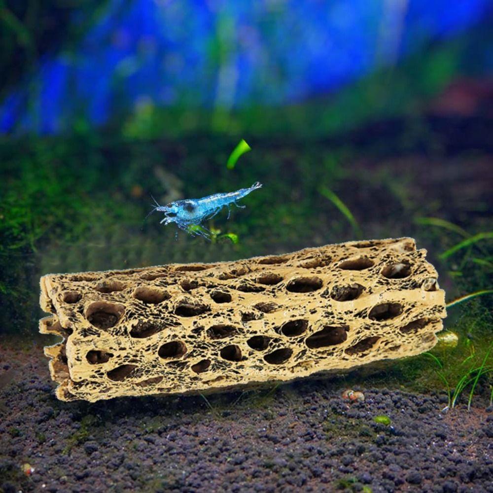 Simulation Shrimp Hiding Cave Trunk Shape Shrimp Shelter Fish Shrimp Dodging House Aquarium