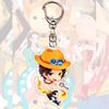 Акриловые брелоки для аниме One Piece Санджи Портгас Д. Команда Шляпы-Соломенки Трафальгар Ло Q-версия Подвеска на сумку Акриловый брелок