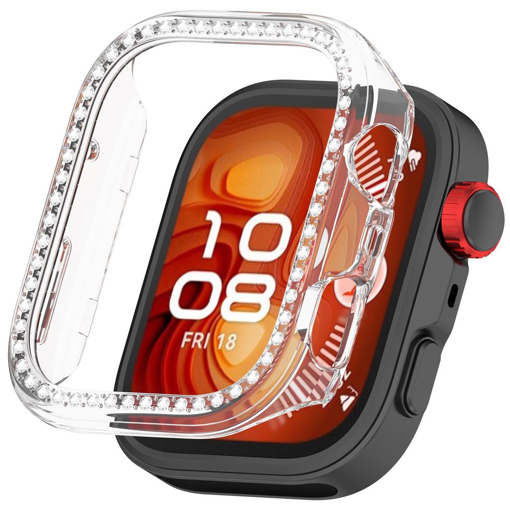 Алмазный Чехол Для Huawei watch Fit 4 pro Аксессуары Полый Со всех сторон PC Защитный Бампер Рамка Для huawei watch fit 4 3 Чехол
