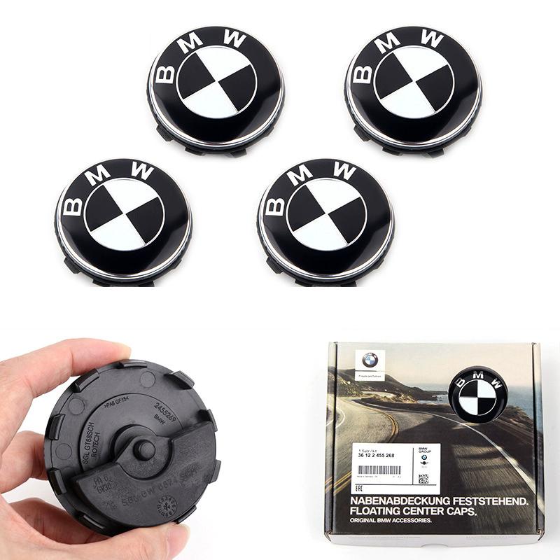4pcs 56mm 68mm Car Floating Wheel Center Caps for BMW E36 E46 E90 E39 E60 F10 F30 X3 X5 X6 G20 G30 M3 M4 M5 M6 E70 E71 F15 F16 BZ5