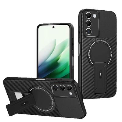 Для Xiaomi Redmi 15 5G 169мм Чехол Магнитная Беспроводная Зарядка с Magsafe Бронированный Чехол Для Редми 15 Редми15 5G Чехол с Подставкой-Держателем