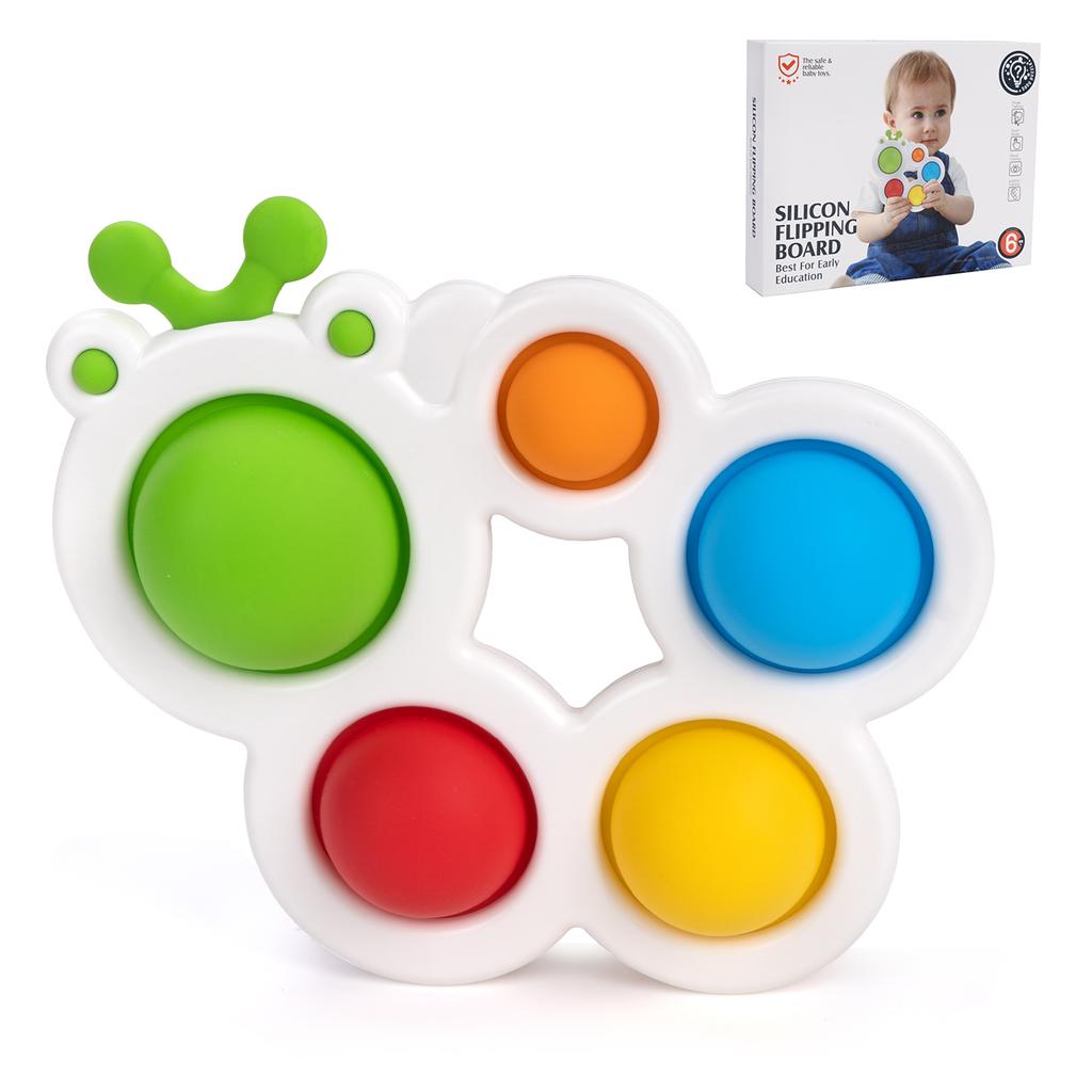 Пальчиковые игрушки для малышей Игрушки-антистресс Игрушки для младенцев Монтессори Разноцветные сенсорные игрушки Раннее развитие Интенсивное обучение Игрушки-фиджеты