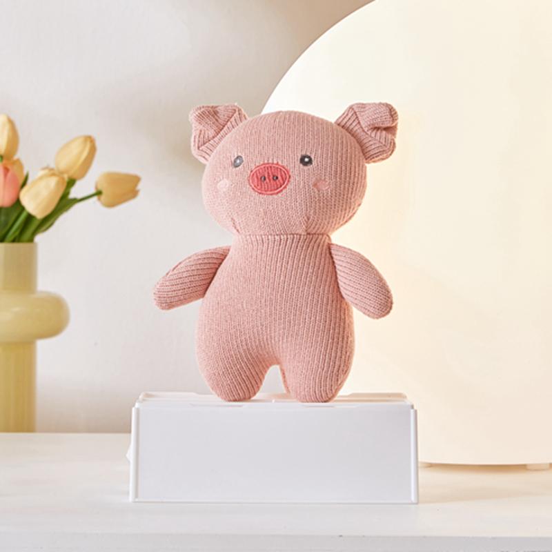 Корея Инс Популярная Плюшевая Игрушка Кролик Слон Единорог Колокольчик Милая Успокаивающая Кукла для Малышей Вязаная Высококачественная Подарок на День Рождения для Детей Новорожденных