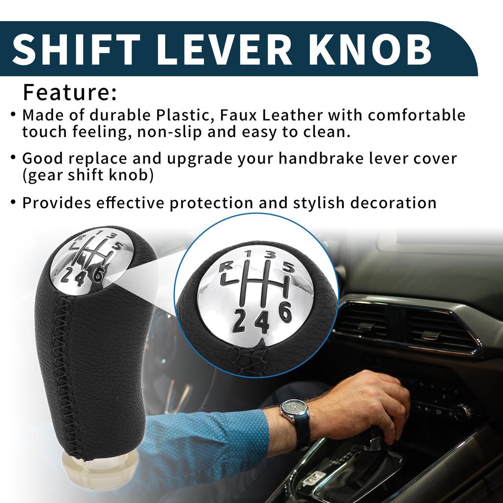 TUCKBOLD 6 Speed Manual Gear Shift Knob for Renault Clio III | Gearbox Stick