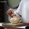 Исинские креативные чайники, чайник из фиолетовой глины, необработанная руда, грязевой чайник Xishi Beauty, принадлежности для чайной церемонии ручной работы, 260 мл