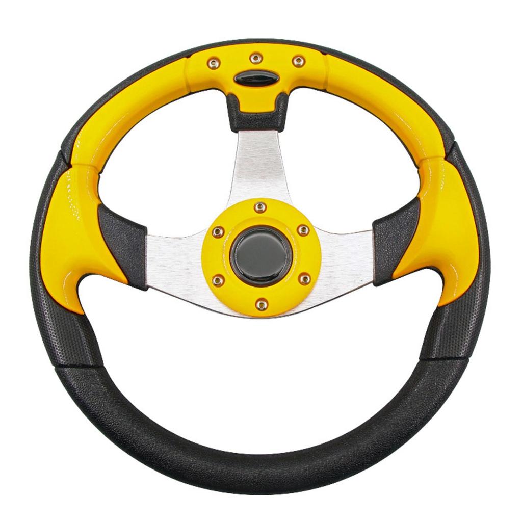 Golf Cart Steering Wheel Aluminum + PU for Club Car Ezgo for 10.6" ID