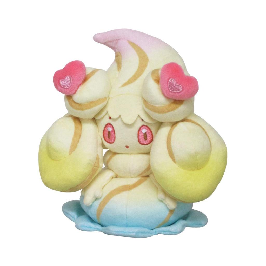 Sanei Boeki Pokemon ALL STAR COLLECTION Mawhip Heart Candy Plush x x Pokemon PP182 (Triple Mix) (S) Toy, W15.5 D12.5 H18cm,