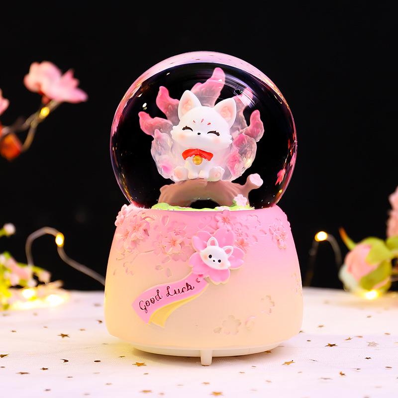 Астронавт Хрустальный шар Музыкальная шкатулка Украшение - Студент Снежный шар Подарок на день рождения