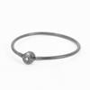 925 Silver Black Star Charm Bracelet Handmade Jewelry Gift for Women Heart Beads Pendant Fit
