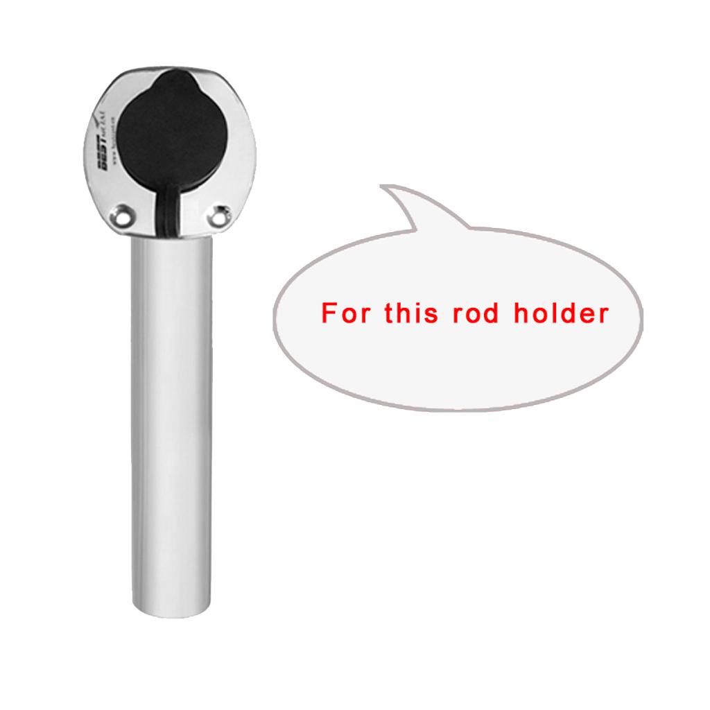 4 Pieces Boat Yacht Fishing Rod Holder Pole Rest Bracket Inner Tube Liner Sleeve