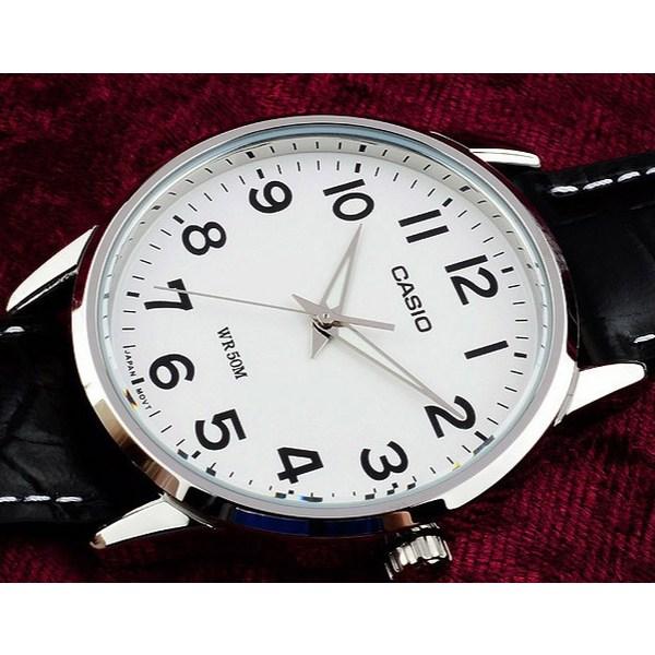 Casio Мужские кожаные часы MTP-1303L-7B