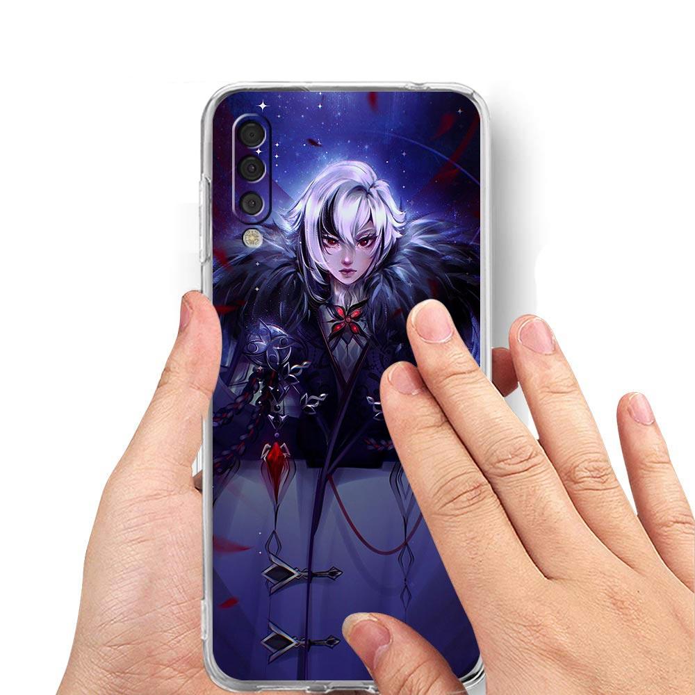 Чехол для телефона Genshin Impact с аниме для Samsung Galaxy A52 A50 A70 A30 A40 A20E A10S A20S A02S A04s A12 A22 A32 A72 5G, прозрачный чехол