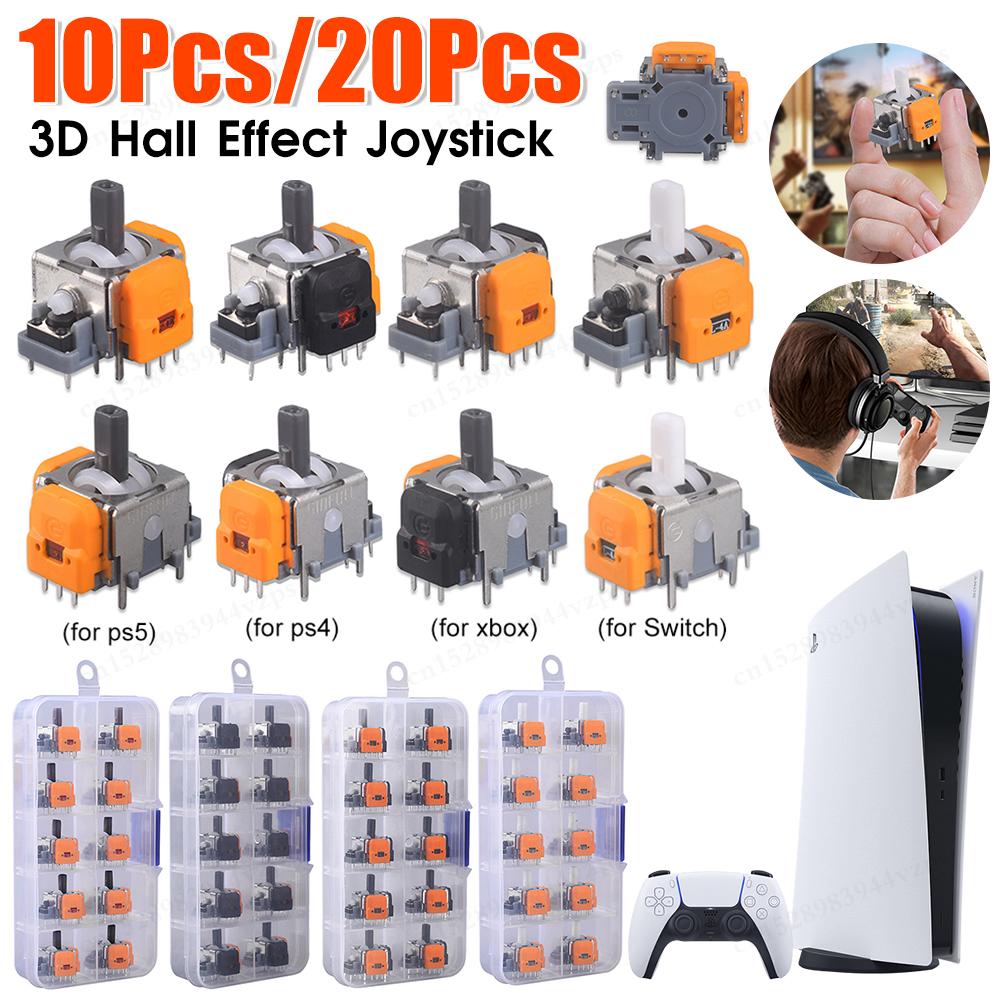 10/20Pcs Adjustable Analog Stick Sensor for XBox/Switch Hall Effect Joystick Module Controller Game for PS4/PS5 Accessories