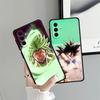 Чехол для Samsung Galaxy A34 A22 A24 A73 A21s A25 A26 A54 A53 A52 A56 A35 A36 Задняя крышка телефона Dragon Ball Цвет Гоку