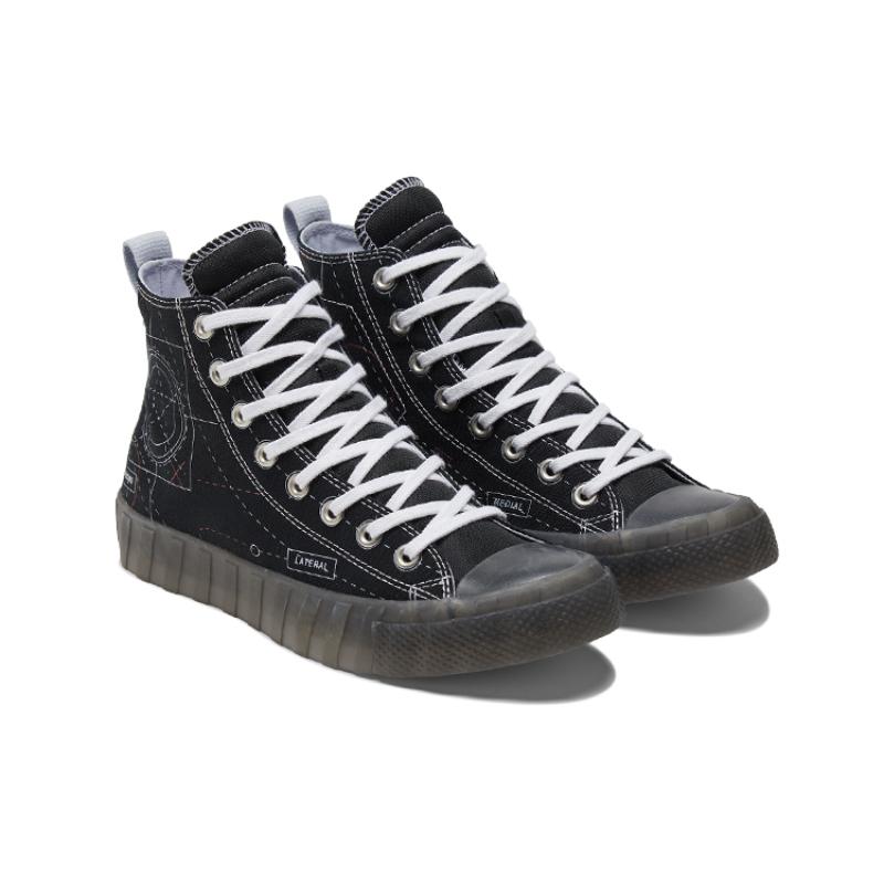 Converse Удобные Универсальные Высокие Эспадрильи Унисекс Черные