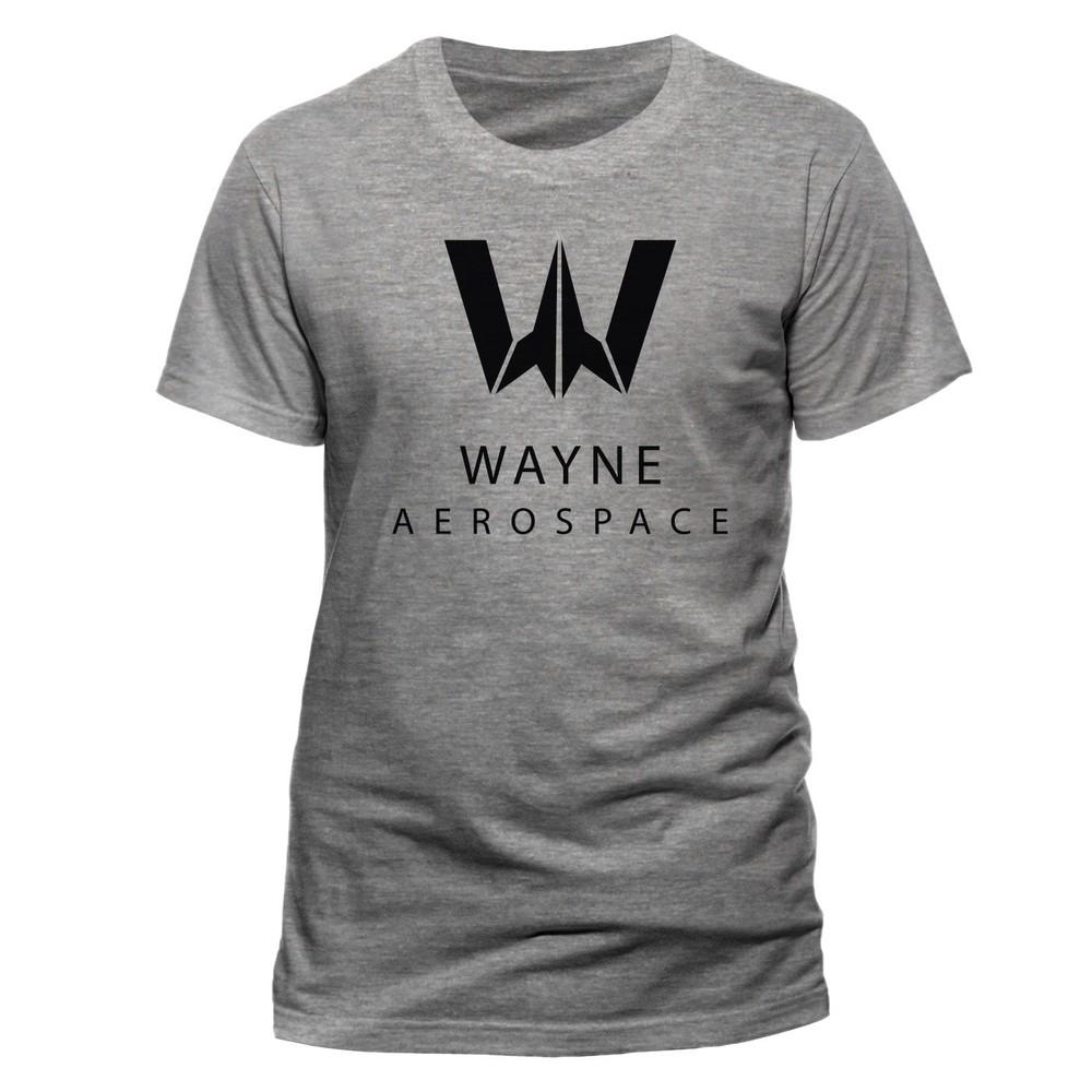 Официальная футболка Бэтмена Wayne Aerospace Лига Справедливости Готэм Темный Рыцарь DC Унисекс Футболка