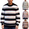 Men's Fashion Knitting Pullover Long Sleeves Loose Round Neck Sweater