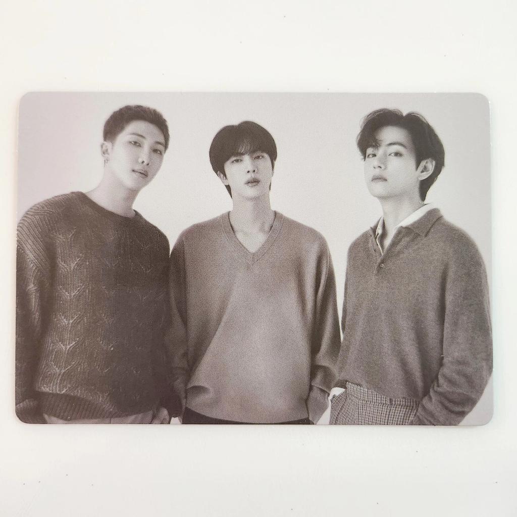 BTS 2024 Поп-ап MONOCHROME ОФИЦИАЛЬНАЯ МИНИ-ФОТОКАРТОЧКА