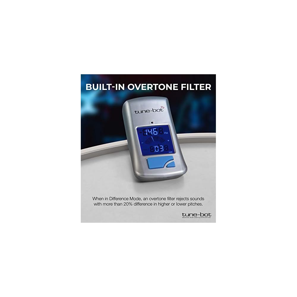 OverTone Labs tune-bot Gig Drum Tuner for Accurate Drum Tuning [Japanese Instructions Included]