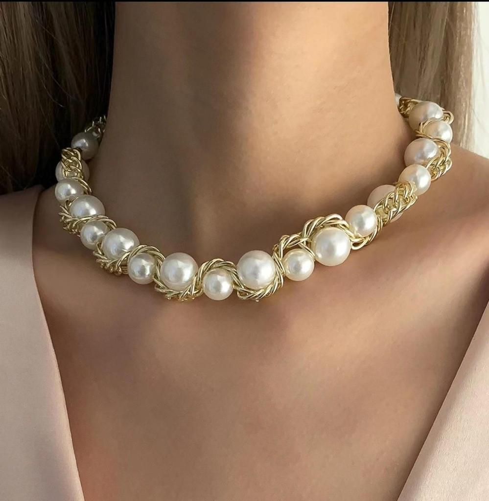 Женское французское жемчужное ожерелье: Элегантный, универсальный, роскошный дизайн