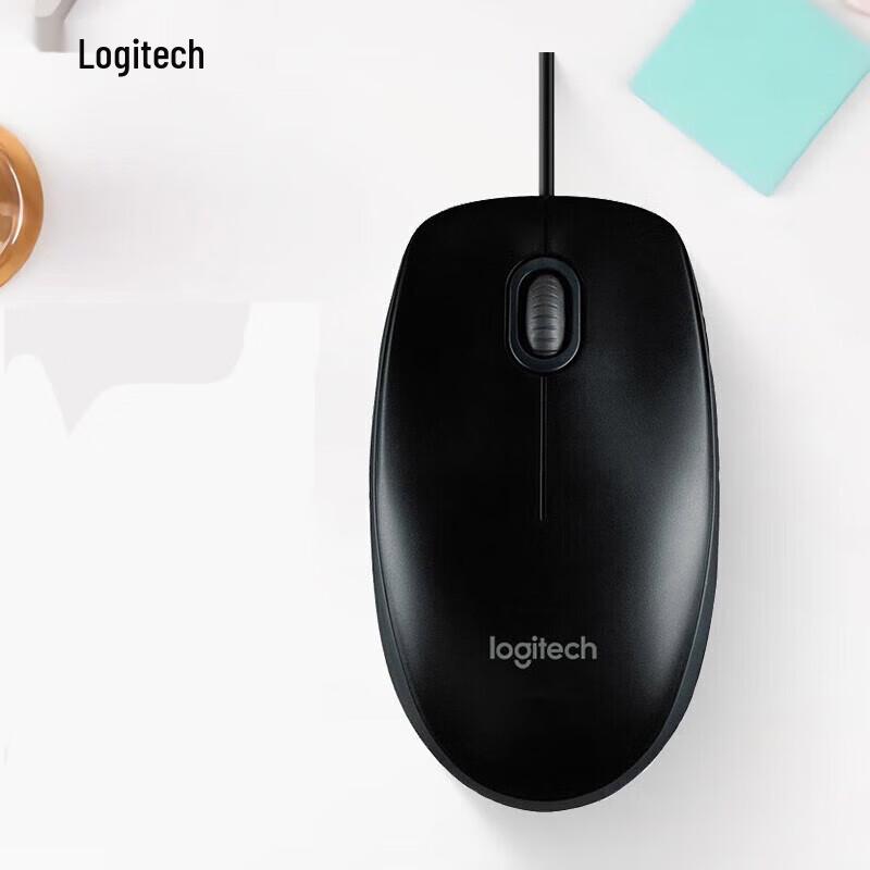 Logitech B100 Wired USB Optical Mouse