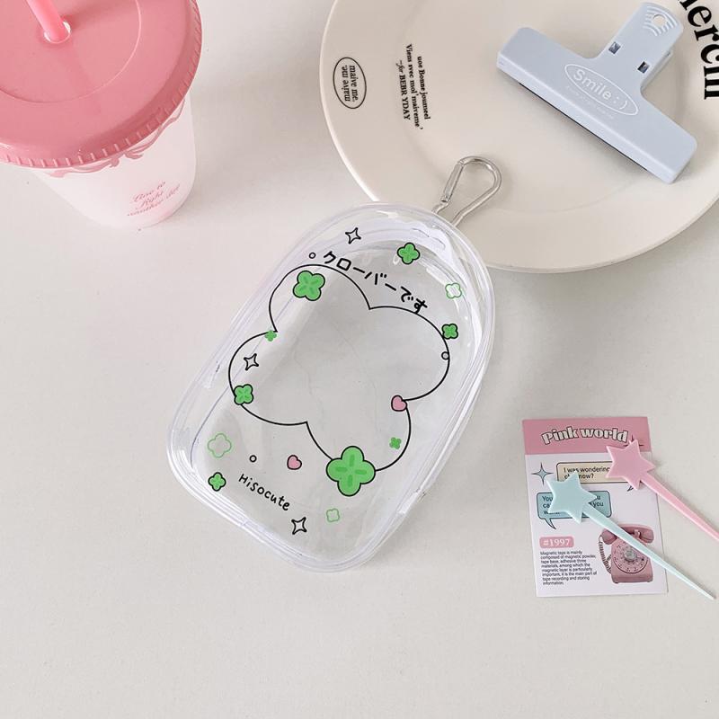 Мультяшная прозрачная уличная сумка, кукла, игрушка, прозрачная сумка для демонстрации, коробка для хранения, мешочек, коробка-сюрприз с брелоком, милая сумка для куклы