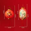 Cute Rabbit Chinese Style Lantern Traditional Festival Round Paper Lantern  Home Decor