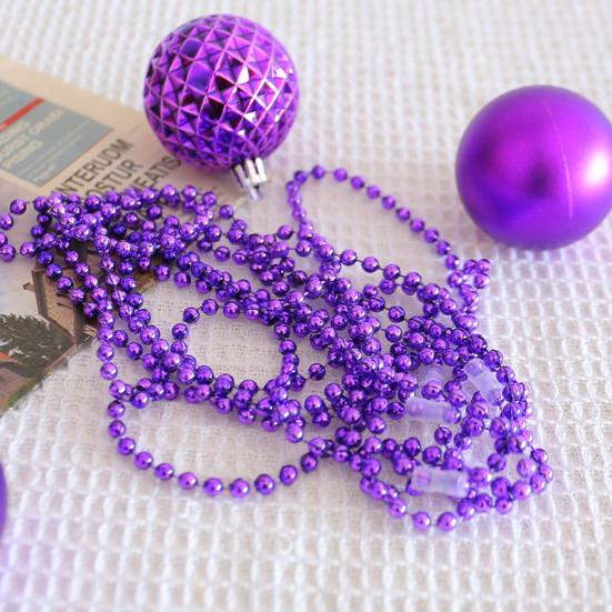 10Pcs Bead Chain Hanging Ornament with Connecting Buckle DIY Jewelry Making Supplies for Holiday Carnival Decoration