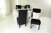 Black Velvet Elastic Chair Cover [21Dt]