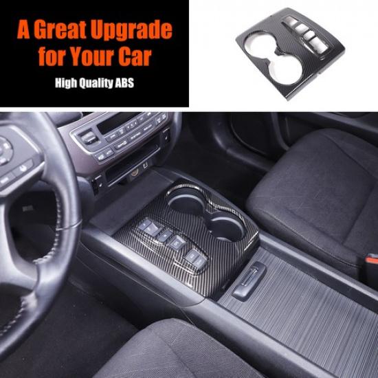 ABS Carbon Fiber Center Gear Shift Panel Cover Trim for Honda Pilot 2016-