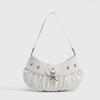 Niche Bag Mint Star Armpit Bag Women's Spring and Summer New Pleated Dumpling Bag Shoulder Bag