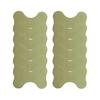 12Pcs/Pack Fat Sticker Traditional Ergonomic Cutout Herbal Extracts Burn Fat Arm Slimming Patch for Daily Life