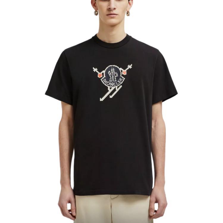 Moncler Logo Printed Crewneck T-Shirt Men's J20918C0001083927998