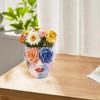 Creative hand-painted rose flower pot Resin Crafts Rose Eyes Colorful Abstract Beauty Face Flower Pot for Indoor Outdoor Plants