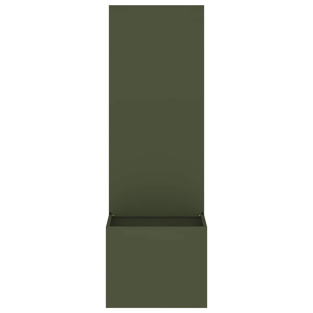 Garden Privacy Screen Canvas Olive Green 50 x 150 cm