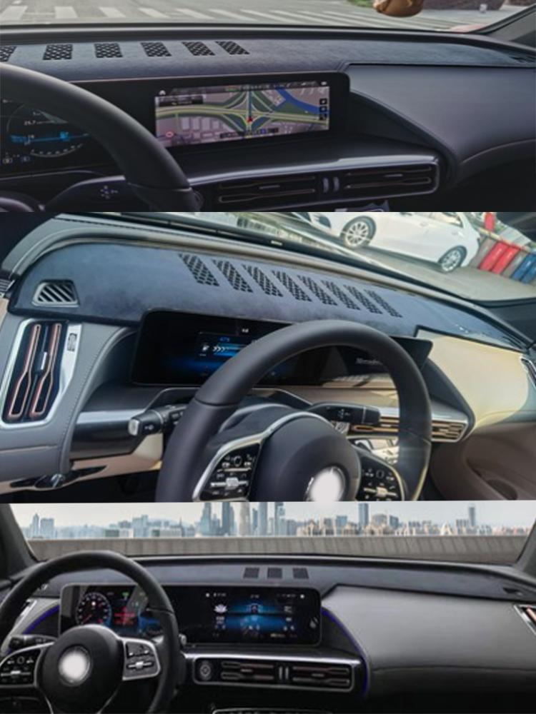Для Benz EQC 400 350 N293 Dashmat крышка приборной панели приборная панель солнцезащитная изоляция защитная накладка украшения