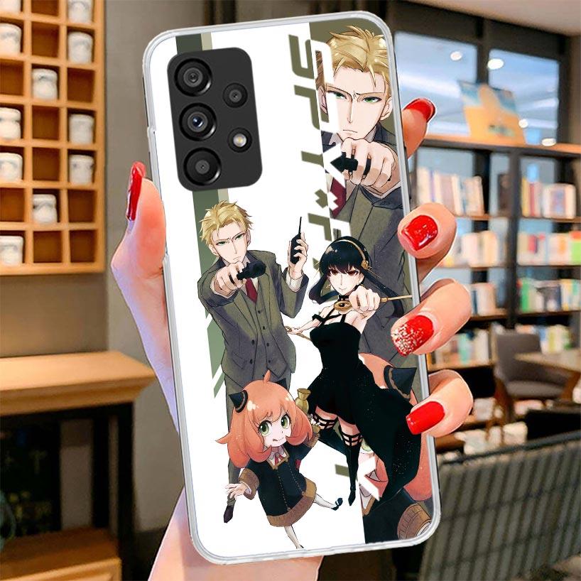 Anime Spy Family Anya Phone Case For Samsung Galaxy A17 A37 A57 A16 A26 A36 A56 A15 A25 A35 A55 A14 A24 A34 A54 A13 A23 A33 A53