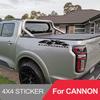 Наклейка на борт заднего кузова пикапа для GWM Great Wall UTE Cannon X L Грузовик Мотоцикл 4x4 Автомобиль Виниловый Декор Наклейки Чехол Авто Аксессуары