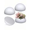 White Solid Foam Half Ball. Foam Blocks For Fresh And Artificial Flower Arrangements, Autumn Decorations, Halloween Decorations, Plant Decorations