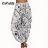 Women's New Printed Loose Casual Wide Leg Pants Harlan Pants