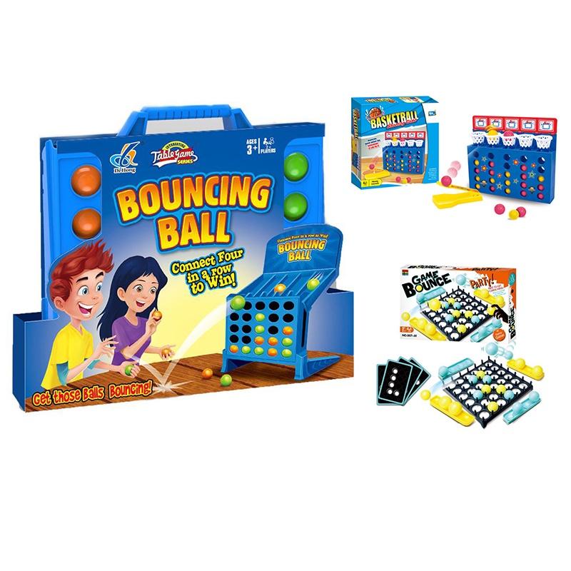 Захватывающая настольная игра с отскакивающими шариками для семей и детей в возрасте 3-5 лет