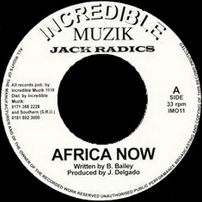 7-дюймовая пластинка JACK RADICS Africa Now IM011 Incredible Muzi UK Reggae Ska Dub Б/у