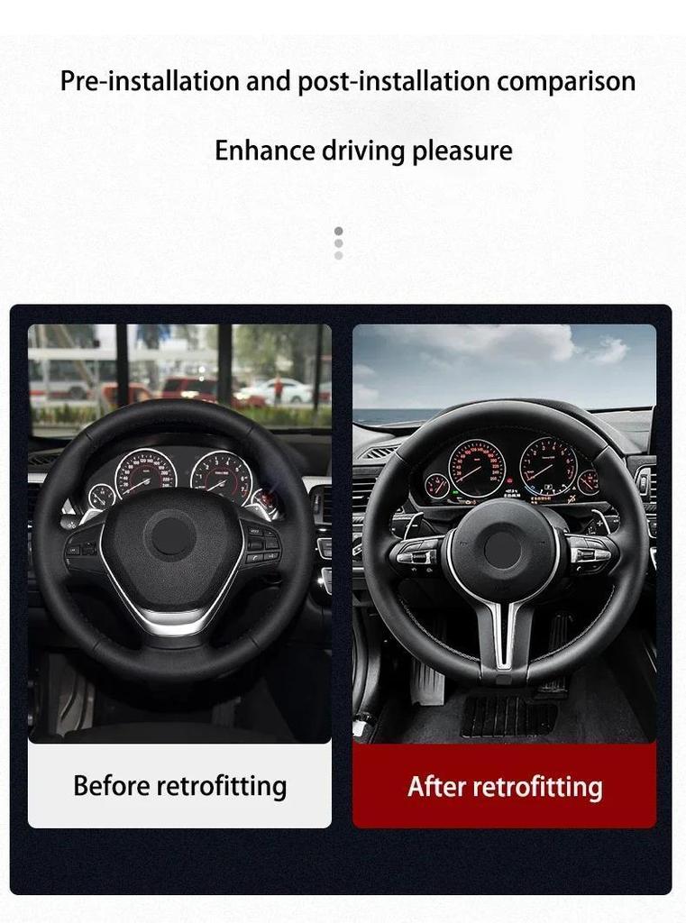 The new M-series steering wheel is suitable for BMW F01 F10 F11 F20 F21 F30 F31 F34 F32 F33 F36 F22 F23 F48 M3 M5 steering wheel automotive parts