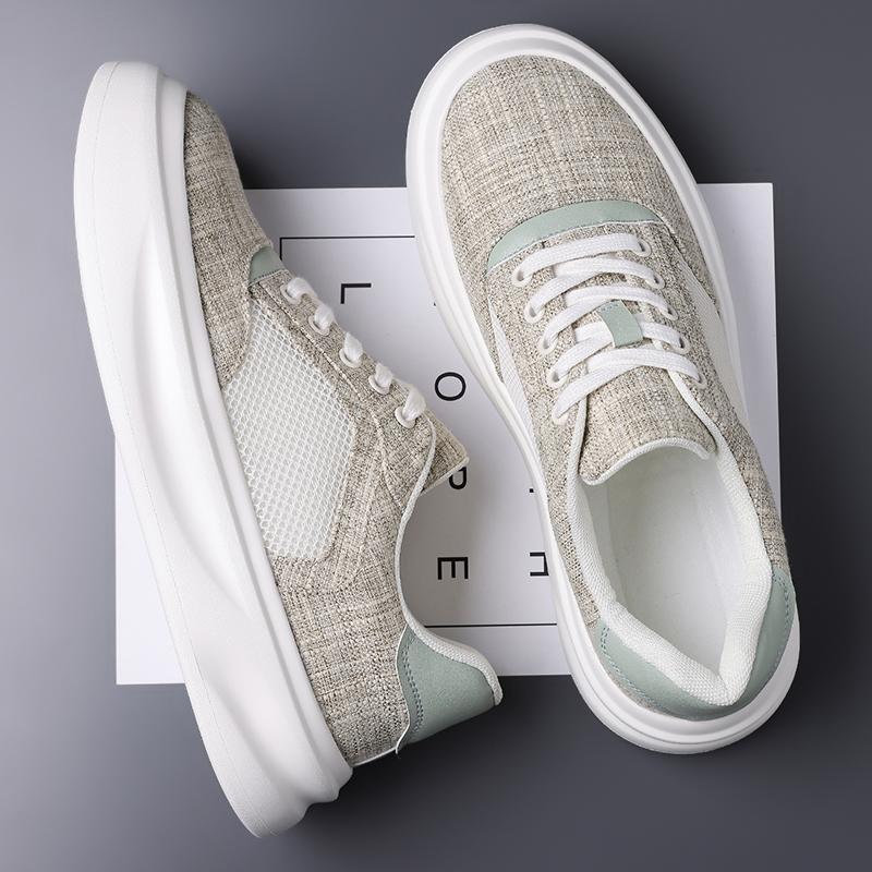 Classic Mens Sneakers Retro Minimalist Walking Shoes Breathable Casual Shoes Outdoor Male Canvas Footwear Treking Flats Trainers