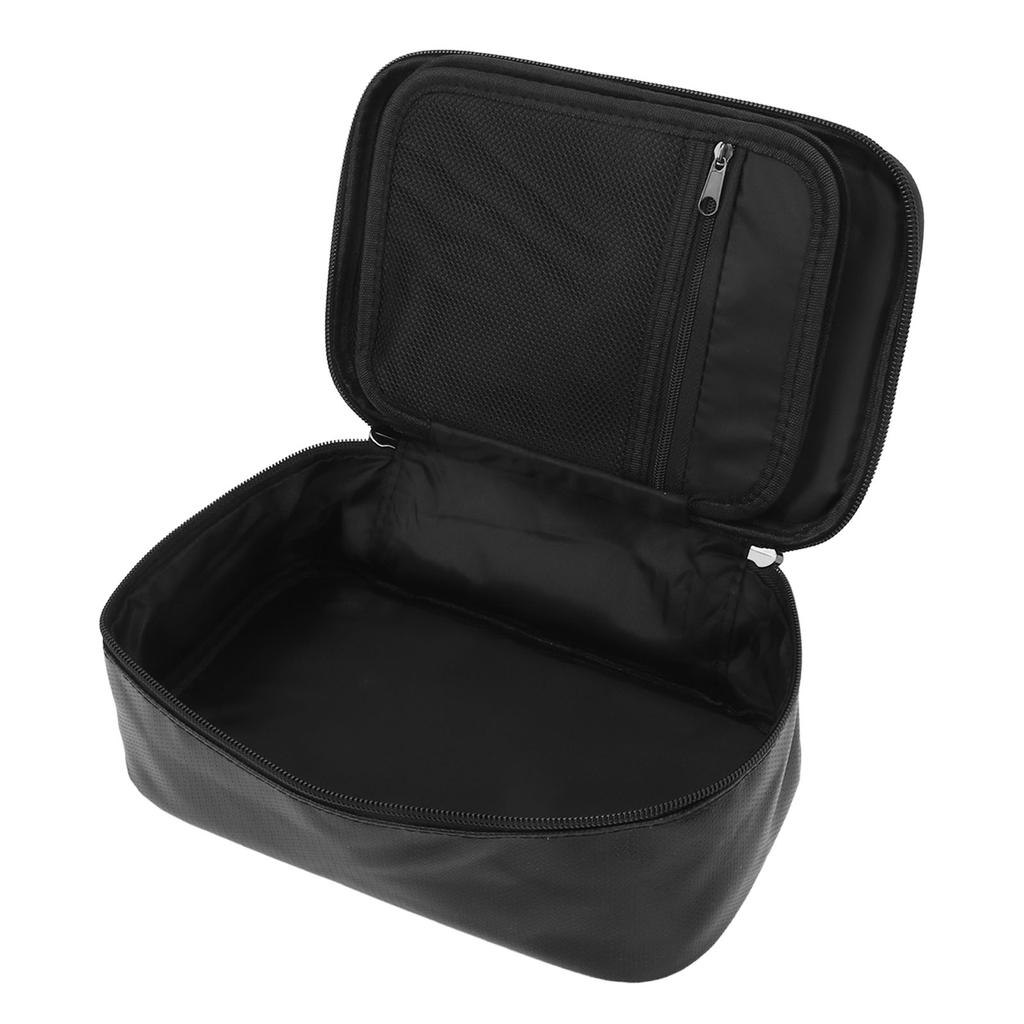 Fireproof Document Box Waterproof Safe Portable Fireproof File Box with Lock Zipper for Home