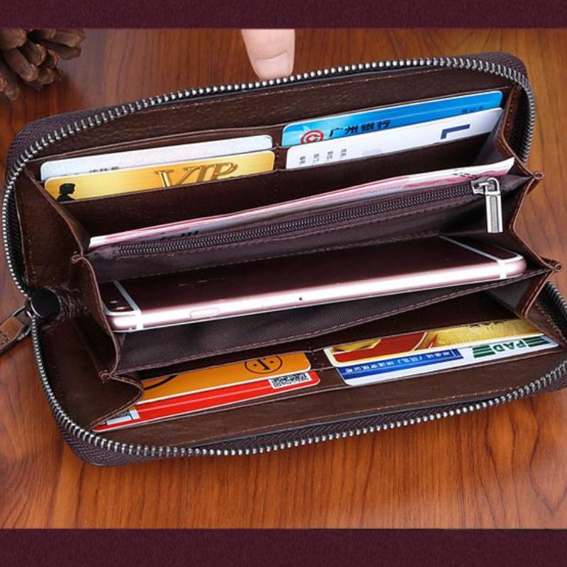 Johnature Длинный кошелек в стиле ретро, кошелек для телефона, кошелек с принтом ручной работы, держатель для карт, женские кошельки и кошельки для отдыха